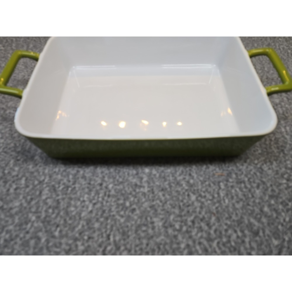 Crate & Barrel Stoneware Dish 9x12